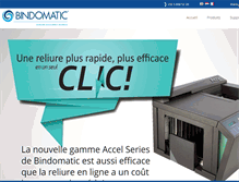 Tablet Screenshot of bindomatic.be